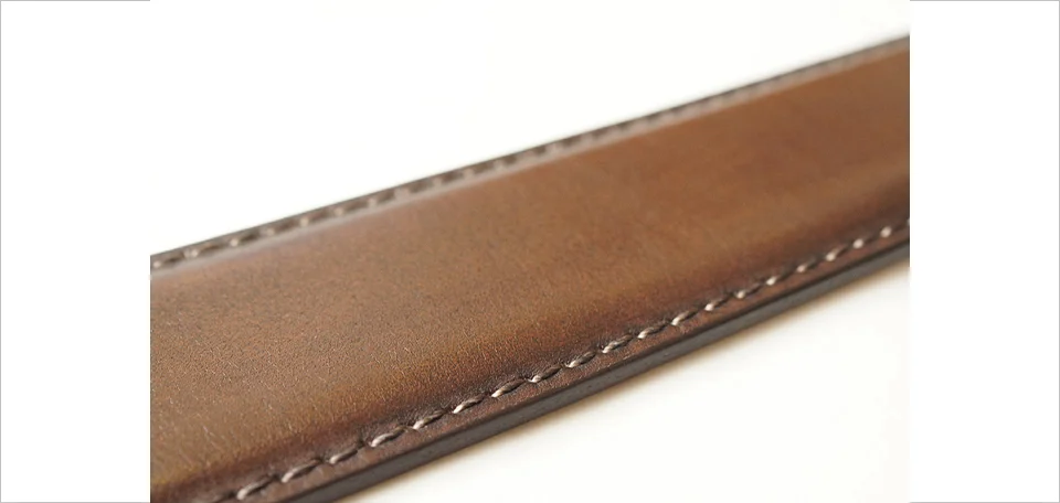 ベネチアンレザーで作るオーダーベルト