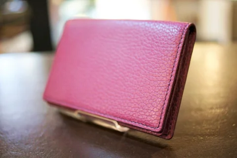 パープルの名刺入れ