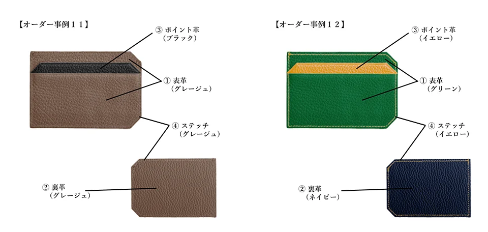 カードケースのオーダー事例
